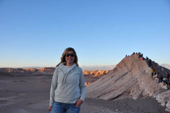 Pôr-do-sol no Valle de la Luna, em San Pedro de Atacama - Chile
